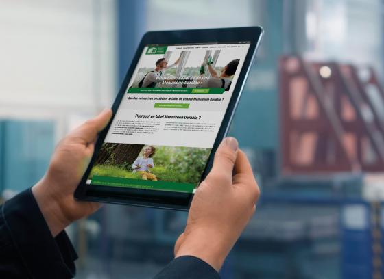Site web Menuiserie Durable
