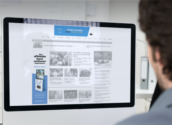 ELO Touch banners on websites desktop