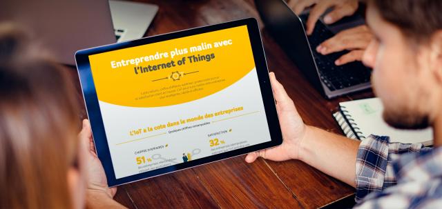 Internet of Things IoT tablet écran