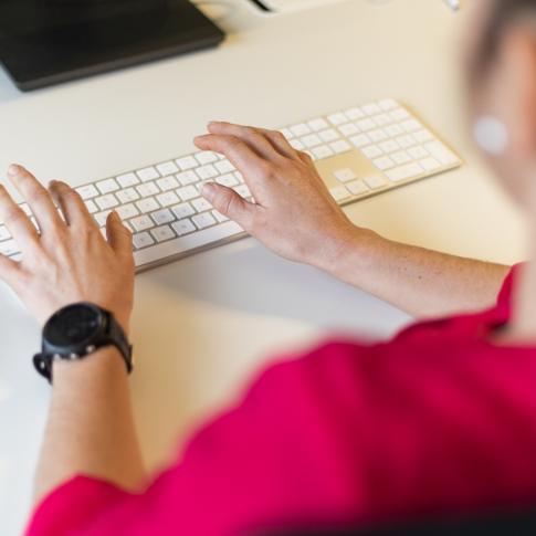 Werken op de computer